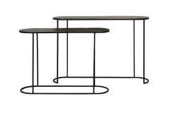 CONSOLE TABLE ANTIQUE BRONZE BLACK - CONSOLES, DESKS